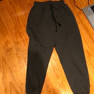 fuzz filled sweatpants